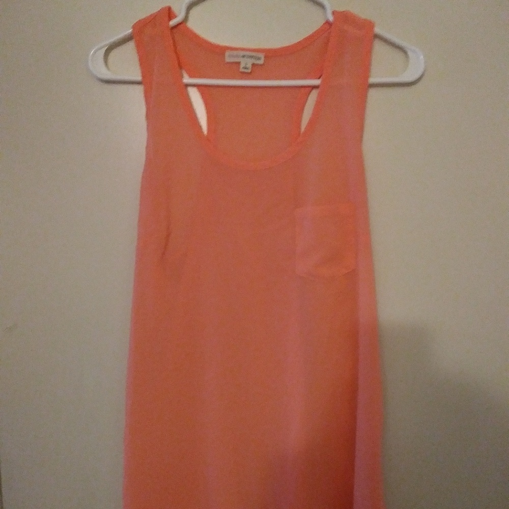 Zenana Outfitters Peach Thin Blouse